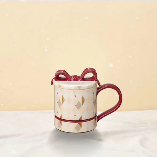 Cozy Luxury 12OZ Ceramic Mug with Lid